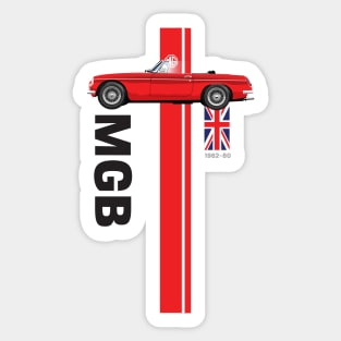 MGB Stripes Sticker